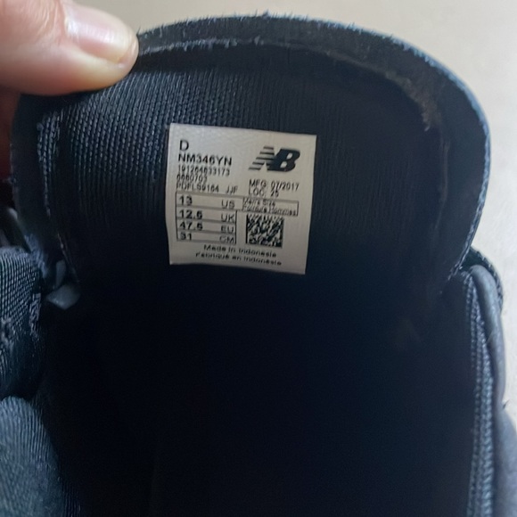 New Balance Mens Shoes size 13 Black Numeric 346 Mid Skateboarding NM346YN - Picture 5 of 8